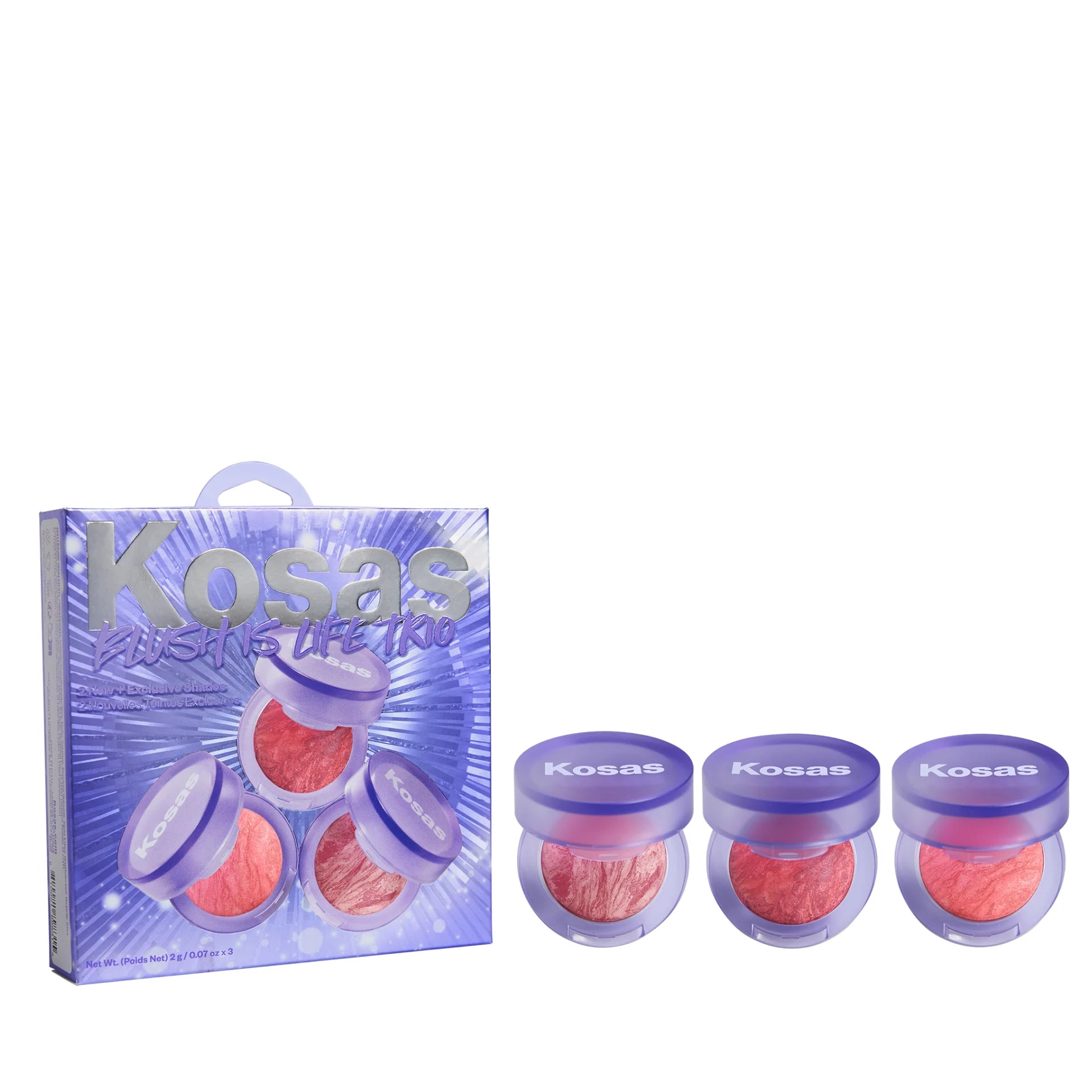 KOSAS Mini Blush is Life Trio Baked Dimensional Blush
