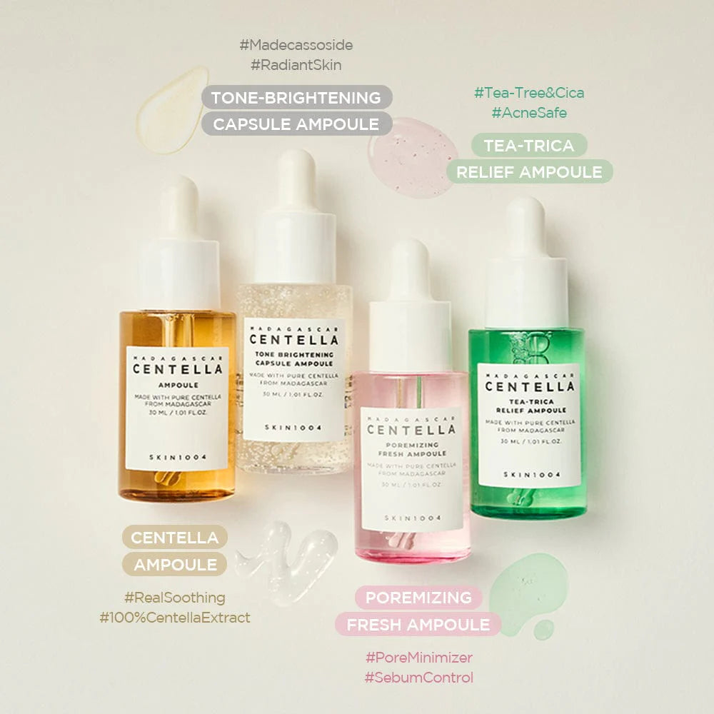 SKIN1004 - Madagascar Centella Ampoule Kit - 1set (4artikel)